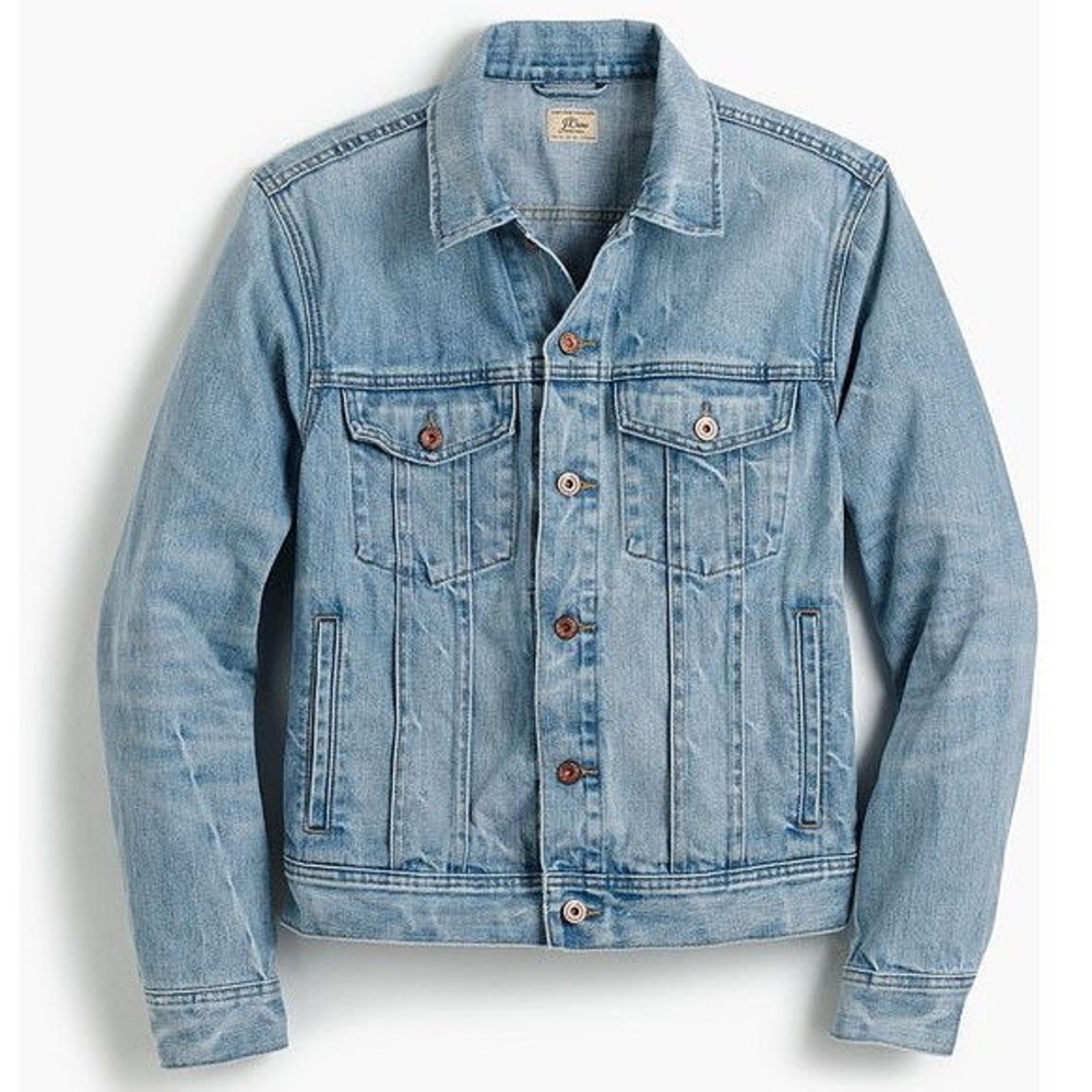 J Crew Denim Jacket in Light Wash